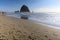 Haystack Rock in Cannon beach, Tourist attraction in Oregon