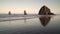 Haystack Rock and the Needles, Cannon Beach 4K. UHD