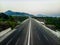 Hazara Motorway Pakistan, Top view of the motorway, motorway passes through mountains