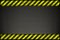 Hazard background. warning lines, black and yellow.