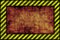 Hazard background. warning lines, black and yellow.