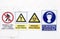 Hazard and danger signs