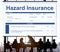 Hazard Insurance Property Protection Terms Concept