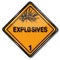 Hazard sign explosive 1