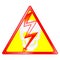 Hazard sign illustration