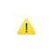 Hazard Warning Icon Vector. Exclamation Mark Symbol Image