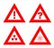 Hazard warning signs