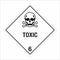 Hazardous HAZMAT Material Label IATA Transportation Toxic