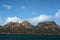 The Hazards, Tasmania coastal landscape in the Freycinet National Park