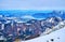 The haze over the Alps, Alberfeldkogel mount, Ebensee, Salzkammergut, Austria