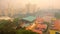 Haze over housing estate in Singapore