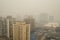 Haze pollution covered Beijing