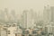 Haze of pollution covers city