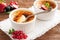 Hazelnut-coffee creme brulee