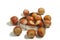 Hazelnuts with heart mold
