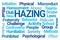 Hazing Word Cloud