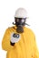 Hazmat worker