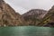 Hazor Chasma lake in Marguzor Haft Kul in Fann mountains, Tajikist