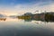 Hazy Garibaldi Lake Landscape