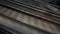 HD - Close view of railroad track moving at high speed