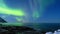 HD Time-lapse of Northern Light Aurora Borealis in the night sky