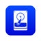 HDD icon digital blue