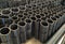 HDPE pipes in the factory