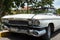 HDR Cuba american white Oldtimer parked in havana