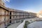 HDR image of Historic buildings of the Valletta defense fortification and Valletta citadel (fortress)