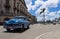 HDR - Most american Chevrolet Buick and Mercury classic cars drives on the main street in Havana Cuba - Serie Cuba Reportage