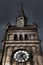 HDR photo of the clock tower of the Evangelical Christ\' Church in Ostrava CZ