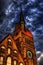 HDR photo of the of the Evangelical Christ\' Church in Ostrava CZ