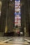 HDR photo Interior of the famous Cathedral Duomo di Milano on piazza in Milan