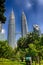 HDR photo of Petronas Twin Towers, Kuala, Lumpur