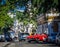 HDR - Street life scene in Havana Cuba with american vintage cars - Serie Cuba Reportage