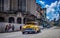 HDR - Street life scene in Havana Cuba with american vintage cars - Serie Cuba Reportage