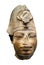 Head of an acient egyptian pharaoh