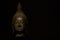 Head Buddha statue with aura used as amulets of Buddhism religion