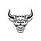 Head Bull Taurus ,Bison, Buffalo angry Logo design