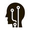 Head Check Biohacking Icon Vector Illustration