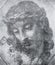 Head of Christ by Sodoma in the vintage book Leonardo da Vinci by A.L. Volynskiy, St. Petersburg, 1899