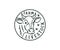 Head cow, livestock farm and cattle breeding, logo design. Animal, stock raising, meat dairy farm and food, vector design