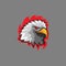 head eagle violent logo e sport. eagle Vector illustration with modern color American eagle.fierce face bird