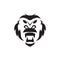 Head face gorilla roar logo design vector graphic symbol icon illustration creative idea