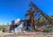 Head frame at Log Cabin Gold Mine