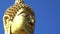 Head of Golden Buddha statue