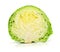 Head of green cabbage vegetable isolated