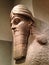 Head of Lamassu in Metropolitan Museum of Art.