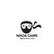 Head ninja game logo design