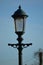 Head of an old fashioned victorian style lampost
